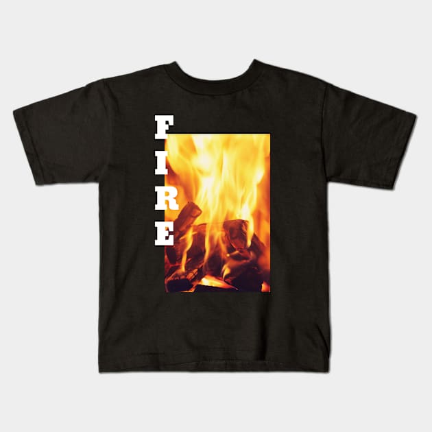 Exotic Fire Kids T-Shirt by PallKris
